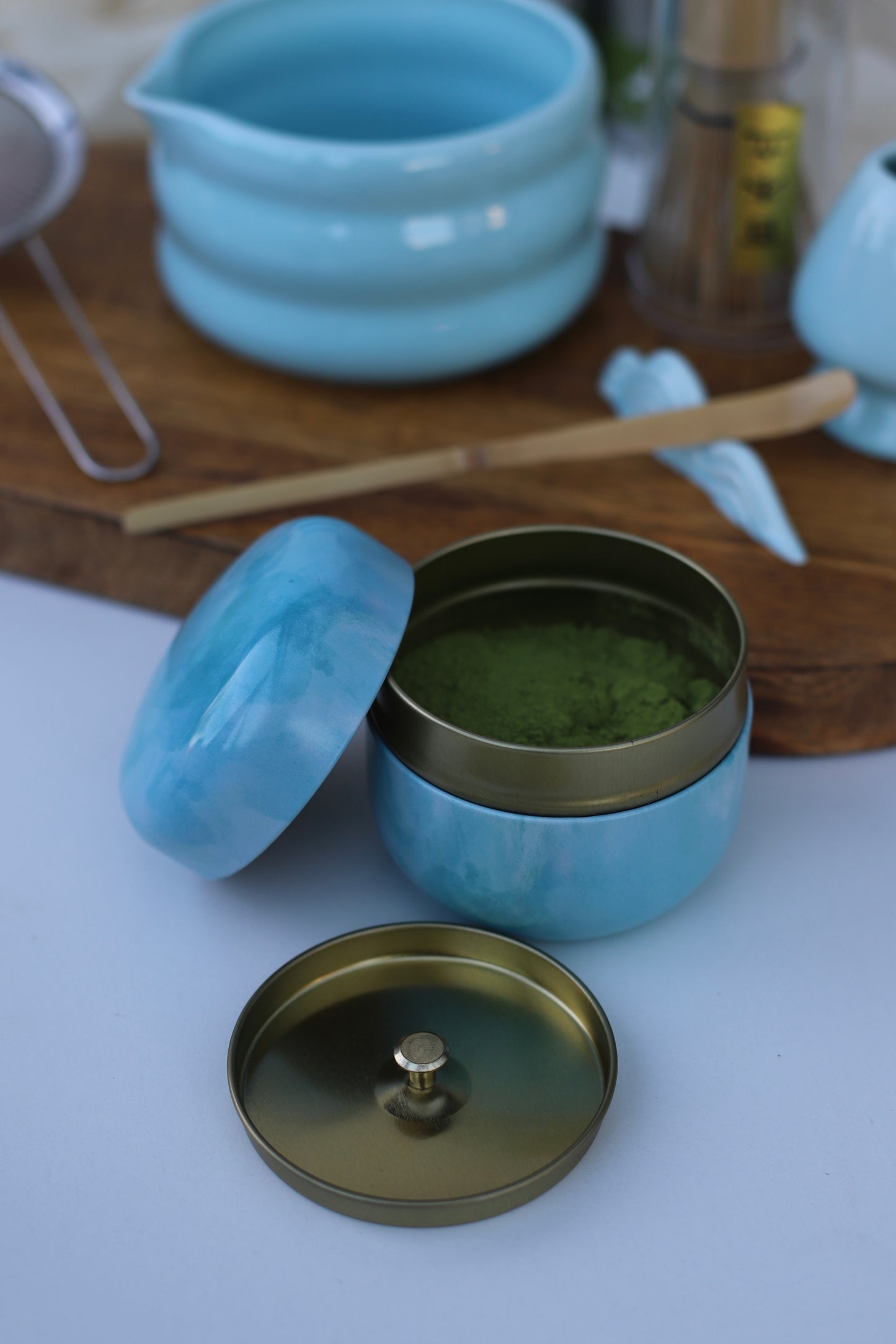 Matcha Set Blau
