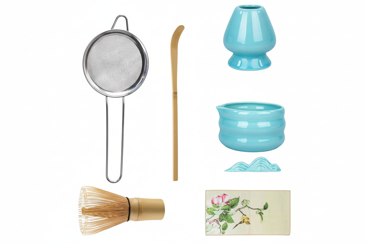 Matcha Set Blau